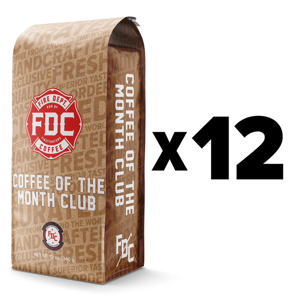 12 month subscription for Coffee of the Month Club